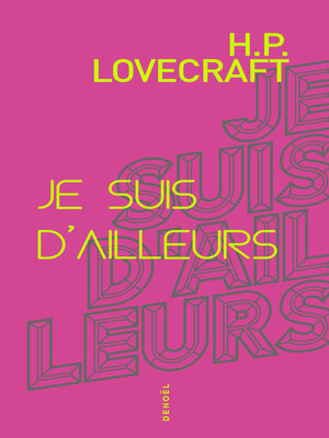 cover image of Je suis d'ailleurs